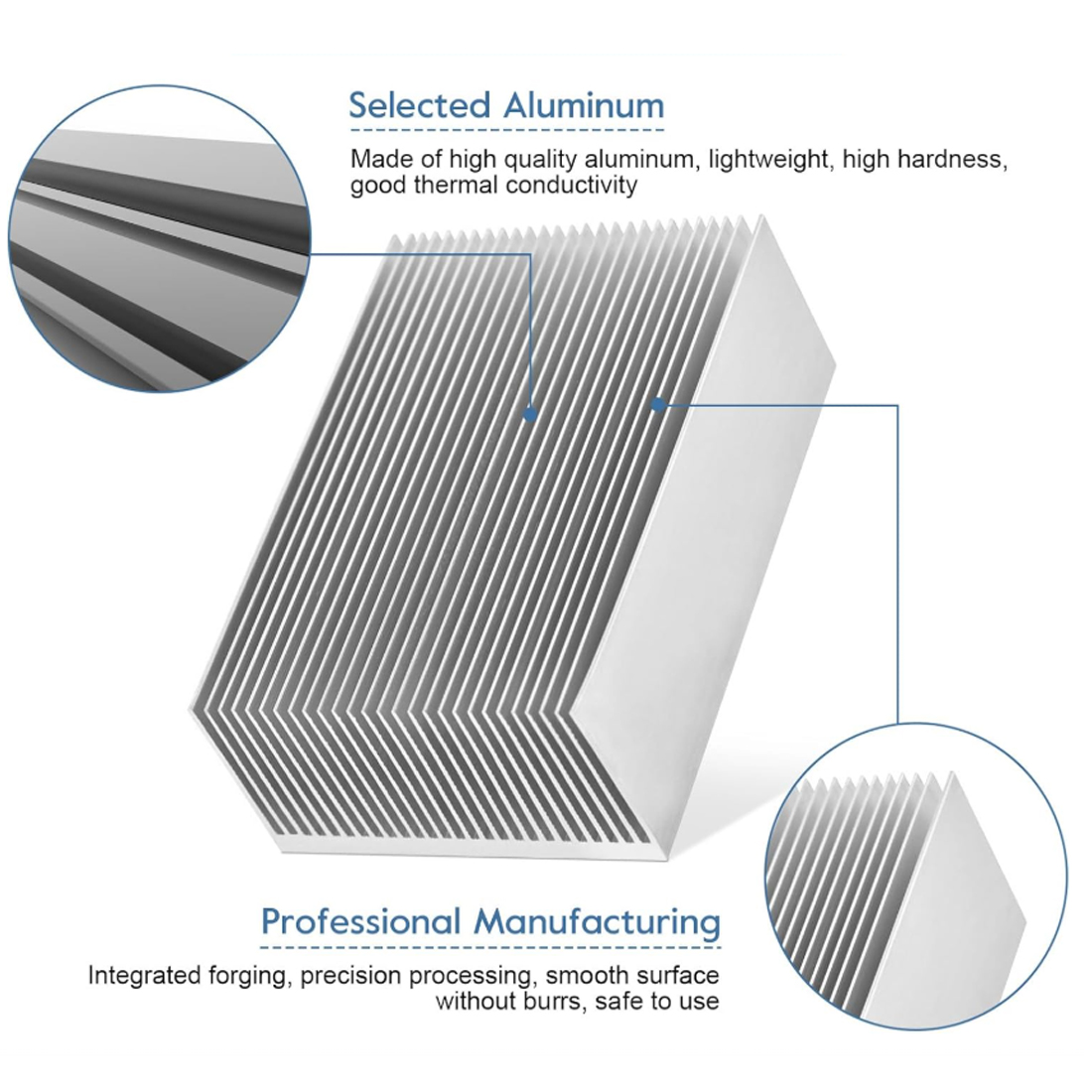 50x60x26mm — 300x60x26mm Extru - огляд і ціна Heatsink