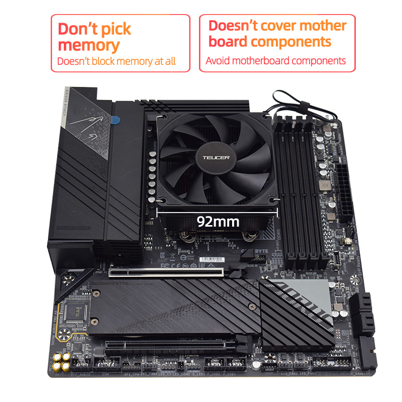 Teucer Height 45mm CPU Cooler  - огляд і ціна Air Cooler Cpu