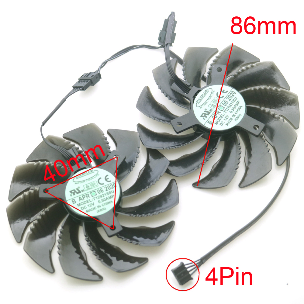 T129215SU 12V 0.50A 86mm VGA F - огляд і ціна Air Cooler Cpu