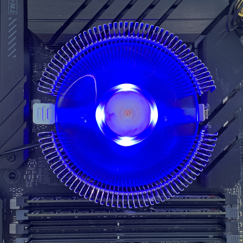CPU Air-cooled Cooler LED Cool - огляд і ціна Cpu Heatsink