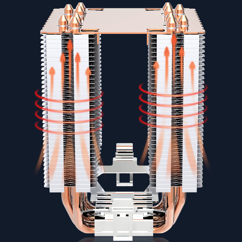 6 Heat Pipe CPU Cooler 4Pin PW - огляд і ціна Air Cooler Cpu