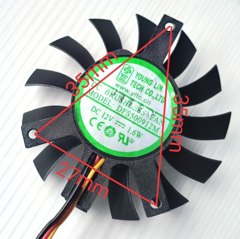 1PC New for DFS500912L DFS5009 - огляд і ціна Air Cooler Cpu
