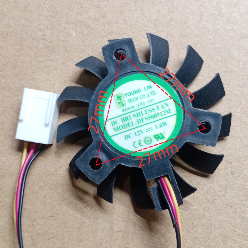 1PC New for DFS500912L DFS5009 - огляд і ціна Air Cooler Cpu