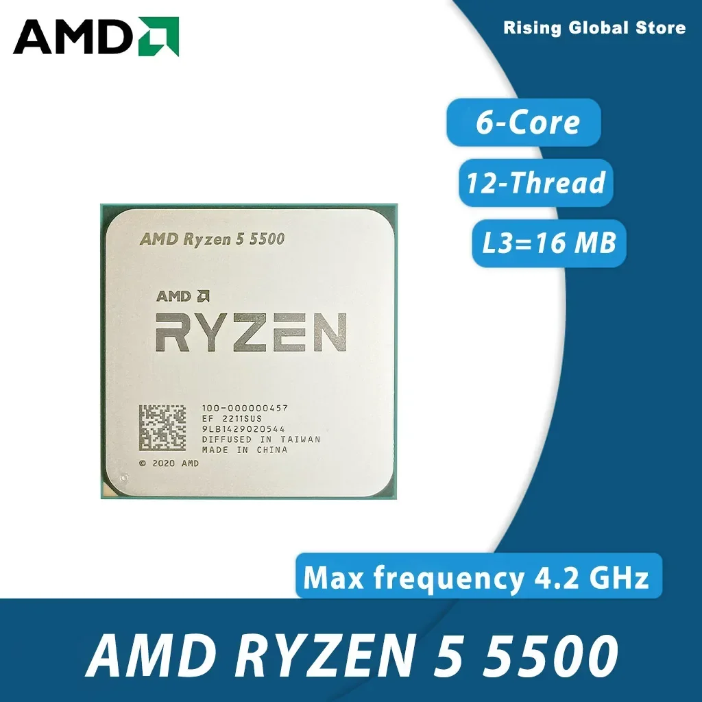 AMD Ryzen 5 5500 Studio Multi  - огляд і ціна Cpu Cooler