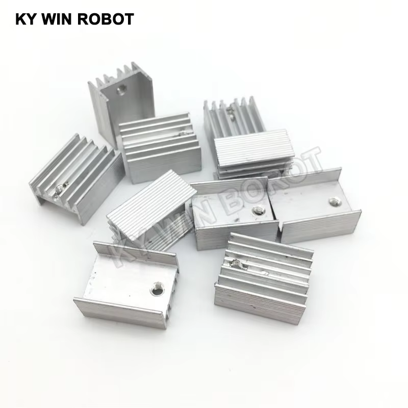 10pcs Aluminium TO-220 Heatsin - огляд і ціна Heatsink